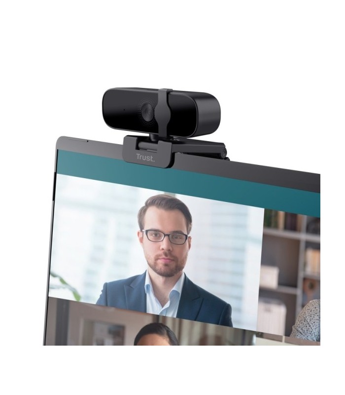 WEBCAM TRUST TANO FULL HD 1080p USB - ENFOQUE AUTOMATICO - MICROFONO INTEGRADO