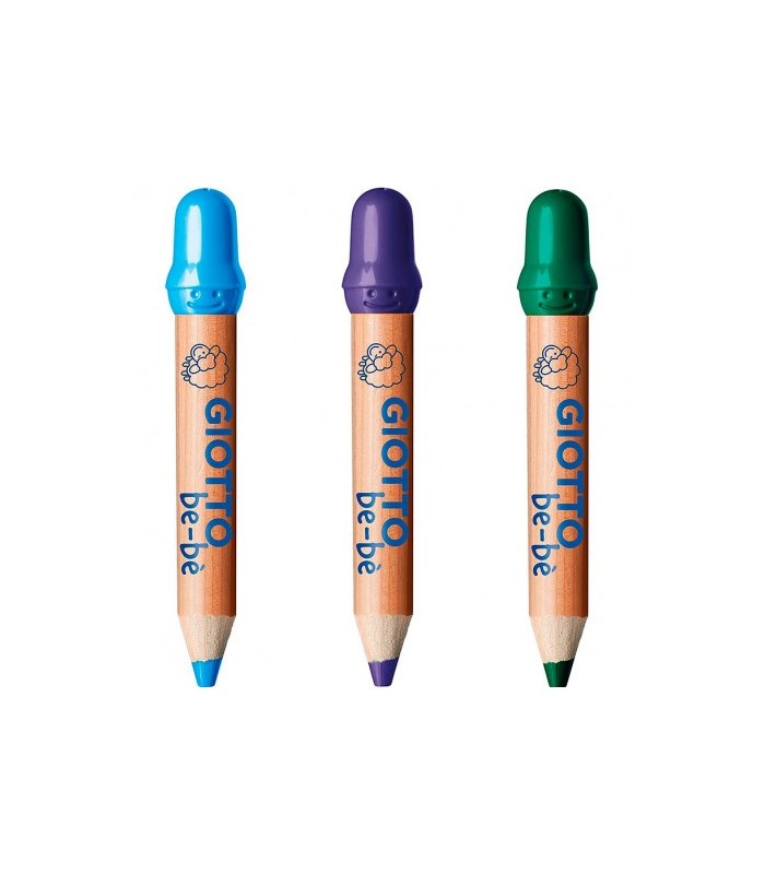 LAPICES GIOTTO BEBE REDONDOS PACK 12 UNIDADES