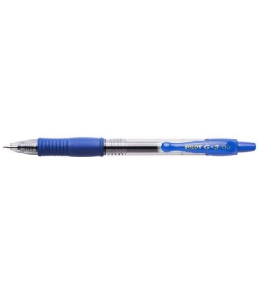 BOLIGRAFO PILOT DE GEL G2 ROLLERBALL AZUL - PUNTA DE BOLA REDONDA 0 7mm - TRAZO 0 32mm