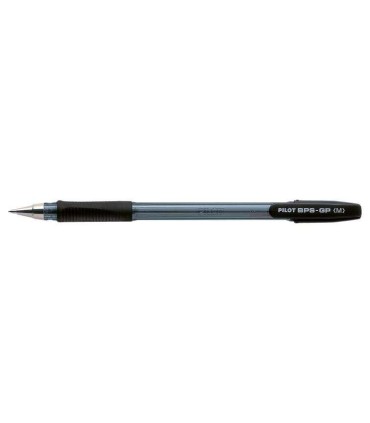 BOLIGRAFO PILOT BPS-GP NEGRO - PUNTA DE BOLA MEDIANA 1mm - TRAZO DE 0 25mm