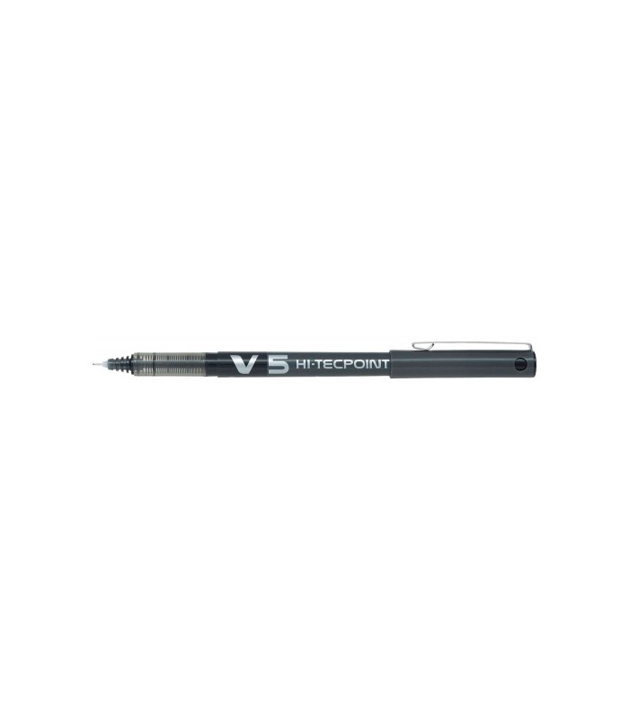 BOLIGRAFO PILOT V5 HI-TECPOINT ROLLERBALL NEGRO