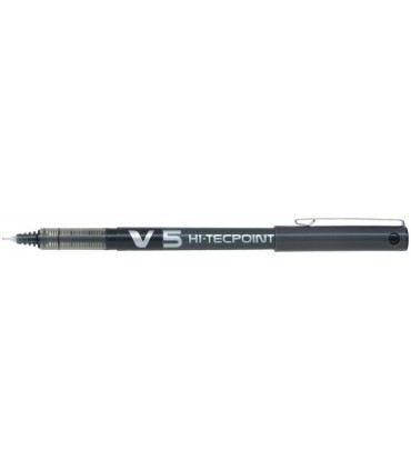 BOLIGRAFO PILOT V5 HI-TECPOINT ROLLERBALL NEGRO