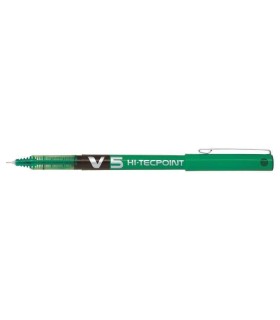BOLIGRAFO PILOT V5 HI-TECPOINT ROLLERBALL VERDE