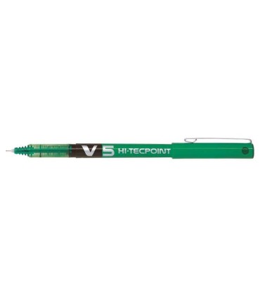 BOLIGRAFO PILOT V5 HI-TECPOINT ROLLERBALL VERDE