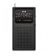 RADIO PORTATIL ANALOGICA SPC ICY MAX NEGRA - FM-AM - ALIMENTACION CON PILAS - JACK 3 5mm