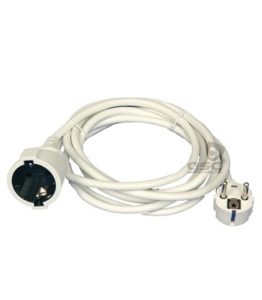 PROLONGADOR SUCKO REDONDO BLANCO GSC - CABLE DE 10 METROS - POTENCIA MAX  3680W