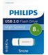 PENDRIVE PHILIPS 8GB BLANCO - USB 2 0 HIGH SPEED