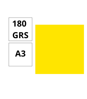 CARTULINA CANSON A-3 AMARILLO LIMON  185GR