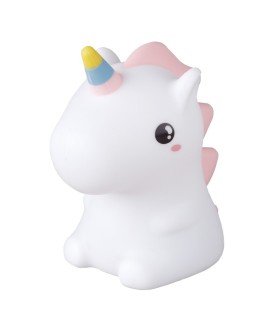 LUZ DE NOCHE INFANTIL LED UNICORNIO GSC 1W LUZ RGB - BATERIA RECARGABLE