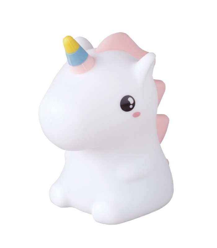 LUZ DE NOCHE INFANTIL LED UNICORNIO GSC 1W LUZ RGB - BATERIA RECARGABLE