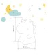LUZ DE NOCHE INFANTIL LED UNICORNIO GSC 1W LUZ RGB - BATERIA RECARGABLE