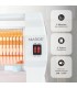 ESTUFA PEANA DE CUARZO BARAM NAIROS GSC BLANCA - MAX  1200W - 3 NIVELES DE CALEFACCION