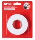 CINTA ADHESIVA DOBLE CARA FOAM 3D APLI 19mm X 2 28m BLANCA - ADHESION FUERTE Y DURADERA