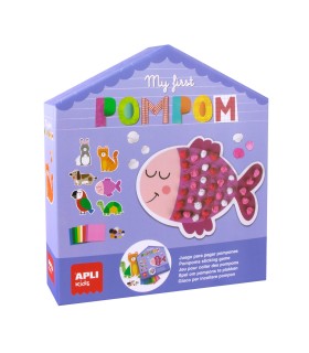 MY FIRST POMPOM APLI - JUEGO PARA PEGAR POMPONES