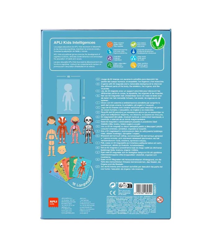 JUEGO MAGNETICO EL CUERPO HUMANO APLI