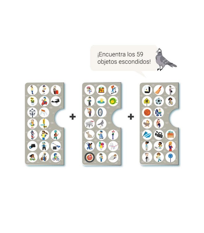 PUZZLE APLI OBSERVACION CIUDAD DE 104 PIEZAS DE 5x5cm - INCLUYE POSTER Y 3 FICHAS