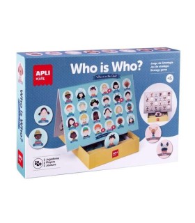 JUEGO QUIEN ES QUIEN APLI - 48 PIEZAS - TABLERO 28x96cm