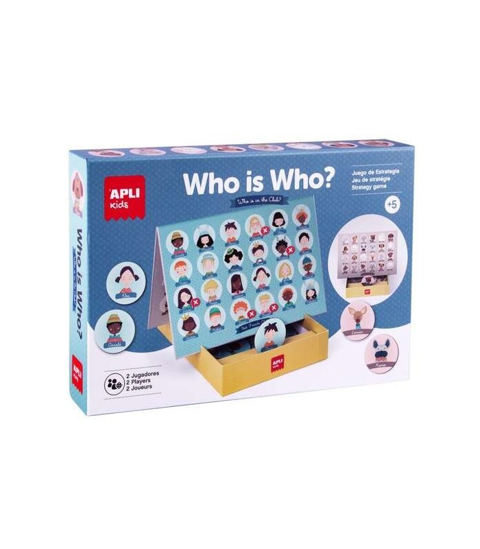 JUEGO QUIEN ES QUIEN APLI - 48 PIEZAS - TABLERO 28x96cm