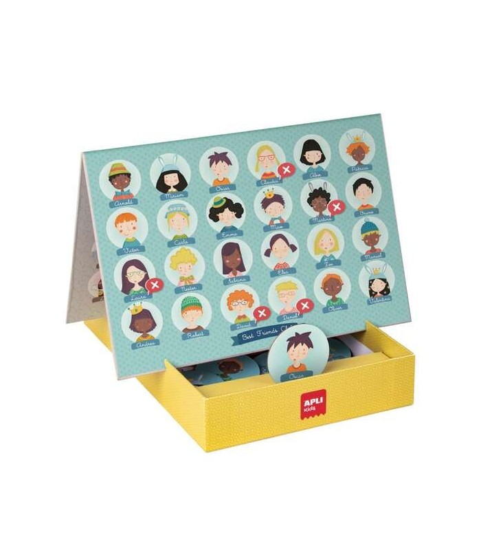 JUEGO QUIEN ES QUIEN APLI - 48 PIEZAS - TABLERO 28x96cm