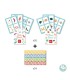 JUEGO DE OBSERVACION SAVE THE OCEAN APLI - 40 CARTAS Y 24 STICKERS - TABLERO 40x40cm