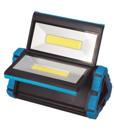LINTERNA DE TRABAJO GSC LED COB HOJAS DESPLEGABLES 10W 1000 LUMENES - BATERIA 3600mAh