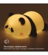 LUZ DE NOCHE INFANTIL LED PANDA GSC 1W LUZ RGB - BATERIA RECARGABLE