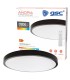 PLAFON TECHO LED GSC ANDRA REDONDO NEGRO 30W LUZ CCT REGULABLE 3200 LUMENES