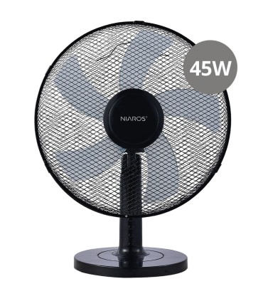 VENTILADOR SOBREMESA MACOMIA GSC Ø41cm 45W NEGRO