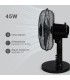 VENTILADOR SOBREMESA MACOMIA GSC Ø41cm 45W NEGRO