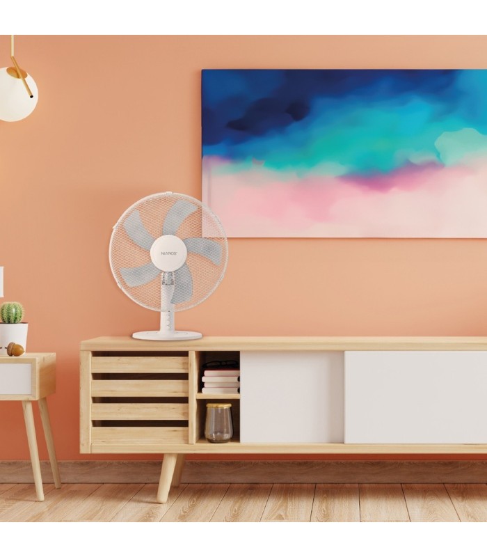 VENTILADOR SOBREMESA MACOMIA GSC Ø41cm 45W BLANCO