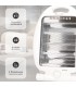 ESTUFA DE CUARZO BLANCA FARTURA NAIROS GSC - 2 NIVELES DE CALEFACCION - MAX  800W