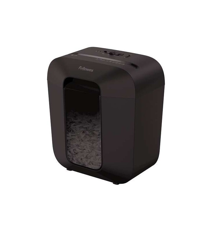 DESTRUCTORA FELLOWES LX25 NEGRA - DESTRUYE HASTA 6 HOJAS - CORTE EN PARTICULAS P-4