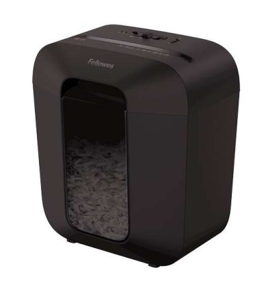 DESTRUCTORA FELLOWES LX25 NEGRA - DESTRUYE HASTA 6 HOJAS - CORTE EN PARTICULAS P-4