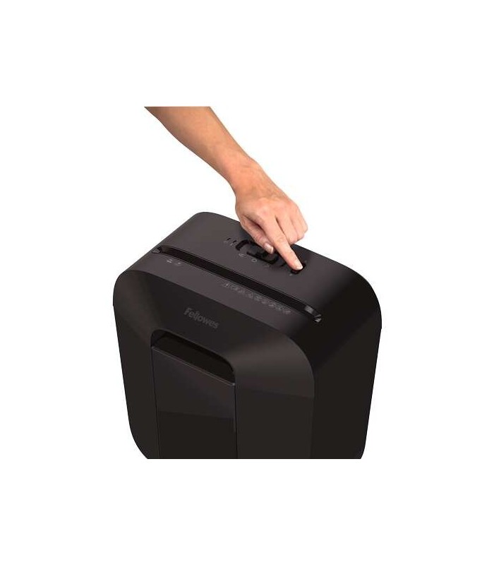 DESTRUCTORA FELLOWES LX25 NEGRA - DESTRUYE HASTA 6 HOJAS - CORTE EN PARTICULAS P-4
