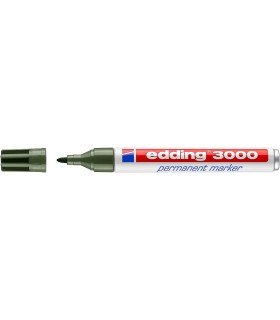 ROTULADOR PERMANENTE EDDING VERDE OLIVA 3000
