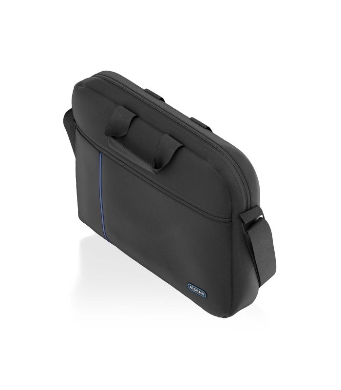 MALETIN PARA PORTATIL 15,6" AISENS NEGRO - BOLSILLO FRONTAL CON CREMALLERA