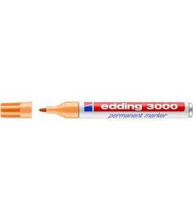 ROTULADOR PERMANENTE EDDING NARANJA CLARO 3000