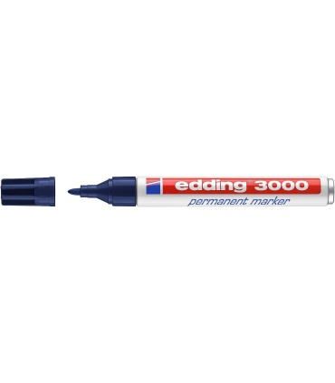 ROTULADOR PERMANENTE EDDING AZUL ACERO 3000