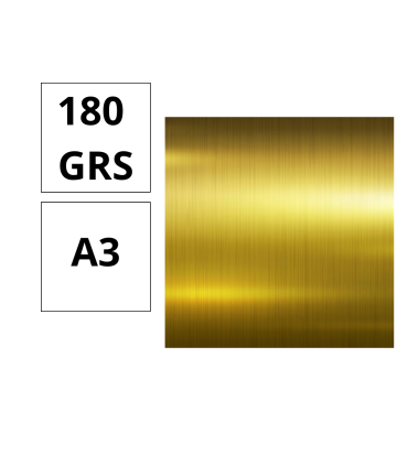 CARTULINA CANSON A-3 ORO METALIZADA 250GR