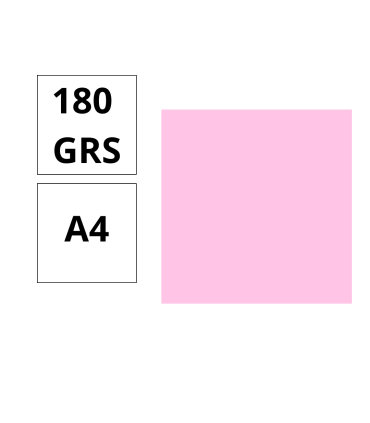 CARTULINA CANSON A-4 ROSA PALIDO 185GR