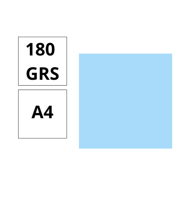CARTULINA CANSON A-4 AZUL CIELO 185GR