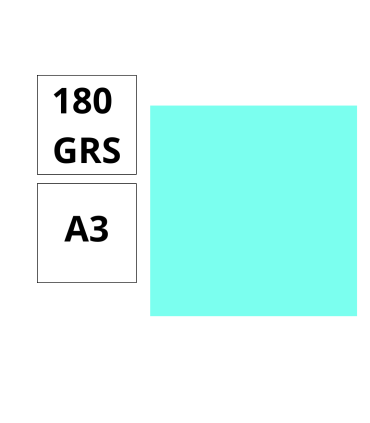 CARTULINA CANSON A-3 AZUL CIELO 185GR