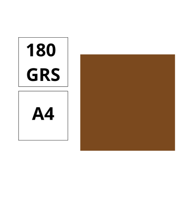 CARTULINA CANSON A-4 MARRON CHOCOLATE 185GR