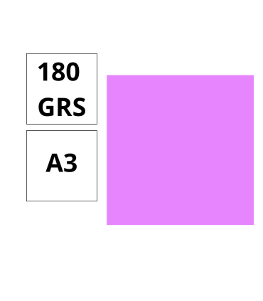 CARTULINA CANSON A-3 MALVA 185GR