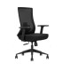 SILLA DE OFICINA CROMAD SENIOR SE6000 NEGRA - RESPALDO MALLA - SOPORTE LUMBAR AJUSTABLE