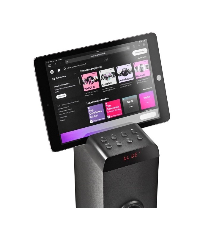TORRE DE SONIDO NGS SKYCHARM PRO 50W - MADERA ALTA CALIDAD - BLUETOOTH, USB, RADIO