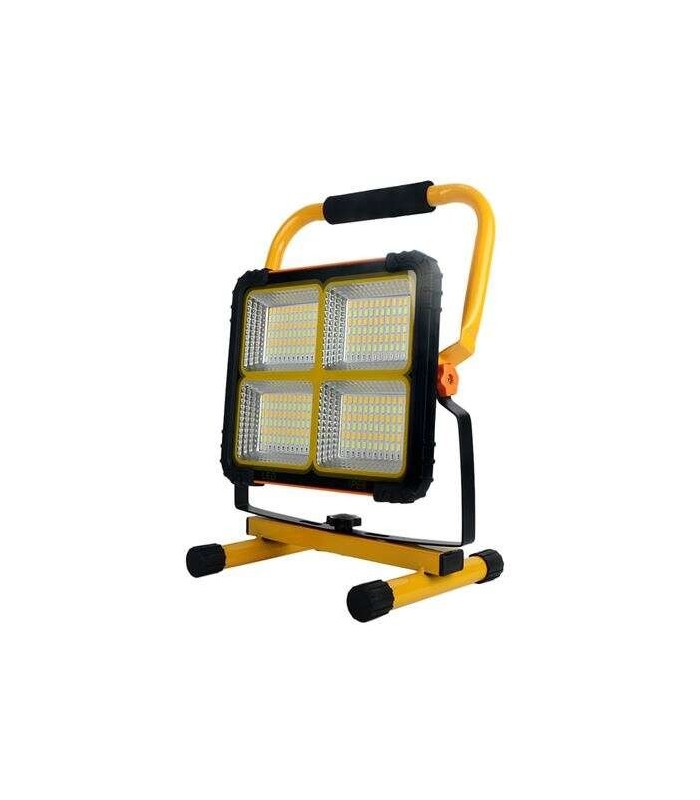 FOCO PROYECTOR LED SOLAR ELBAT 120W - PANEL SOLAR INTEGRADO - BATERIA 20 000 mAh - 780lm