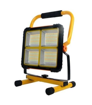 FOCO PROYECTOR LED SOLAR ELBAT 120W - PANEL SOLAR INTEGRADO - BATERIA 20 000 mAh - 780lm