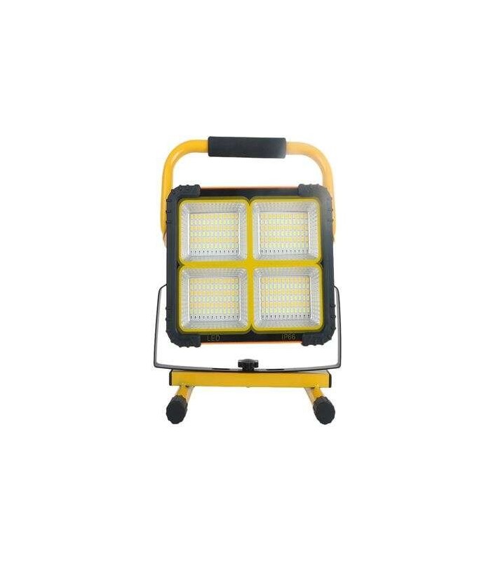 FOCO PROYECTOR LED SOLAR ELBAT 120W - PANEL SOLAR INTEGRADO - BATERIA 20 000 mAh - 780lm