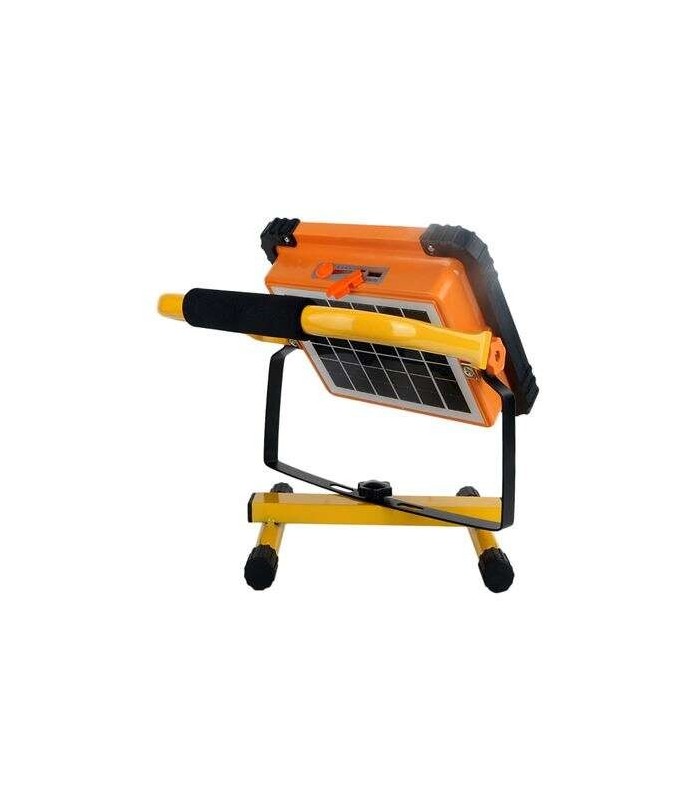 FOCO PROYECTOR LED SOLAR ELBAT 120W - PANEL SOLAR INTEGRADO - BATERIA 20 000 mAh - 780lm